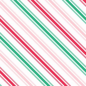Greaseproof Paper - Striped Candy, 25 pieces