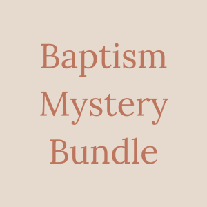 Baptism Mystery Bundle 1 - 3 x stamps 3 x cutters
