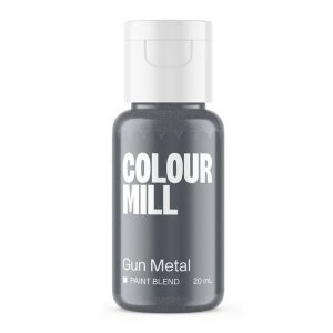 Gun Metal Metallic Paint Blend Colour Mill 20ml