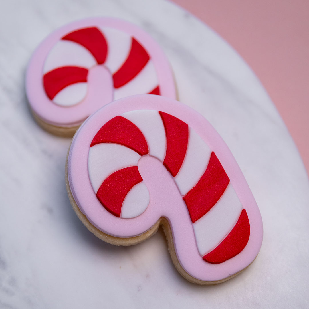 Chubby Candycane Cookie Stamp and Cutter