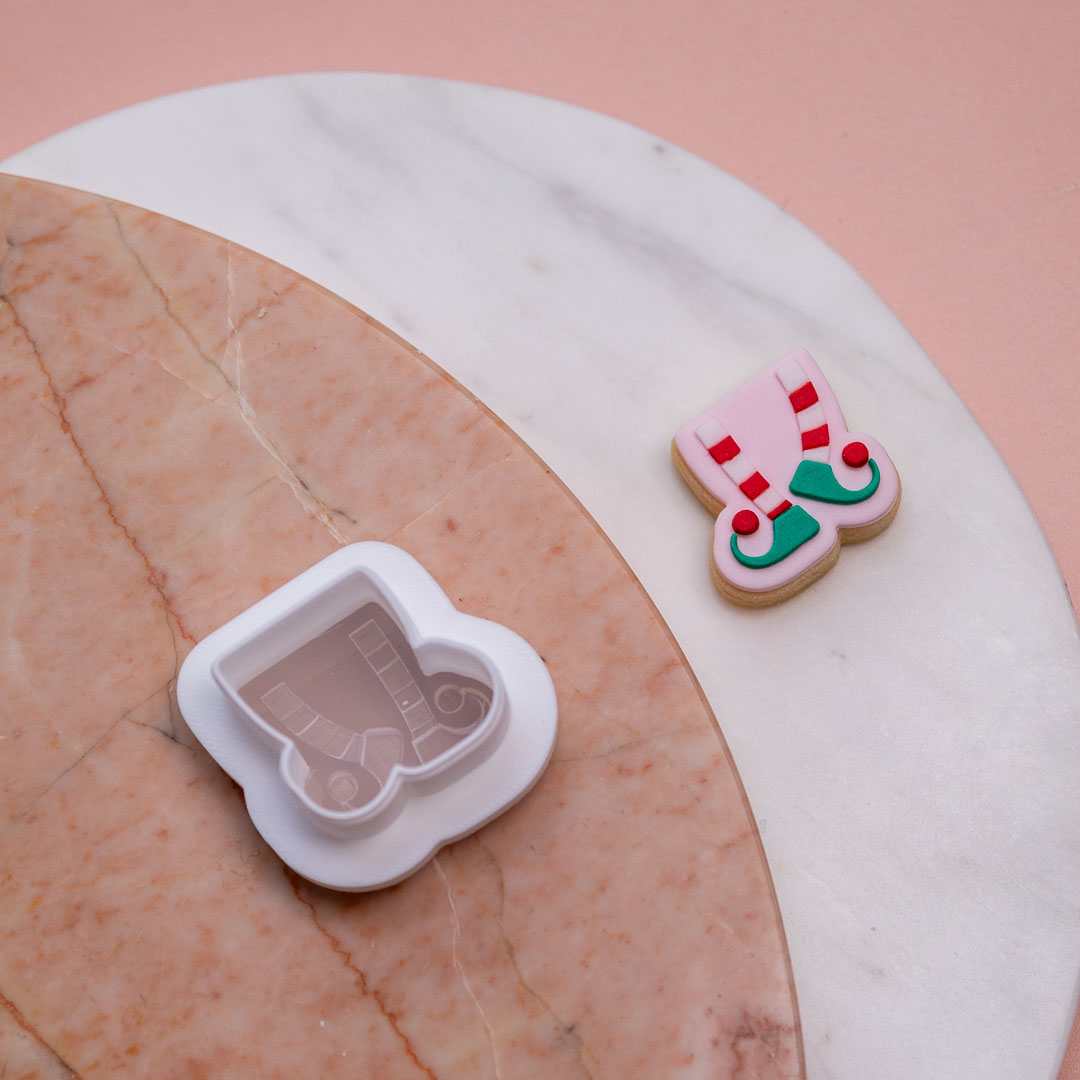 Micro Elf Legs Cookie Stamp and Cutter - Image 3