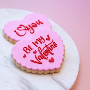 Be My Valentine TEXT Cookie Stamp