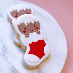 Gingerbread Stocking Surprise Cookie Stamp with Cutter