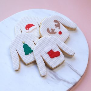 Knit Pattern Jumper and Icons Cookie Stamp with Cutter Bundle