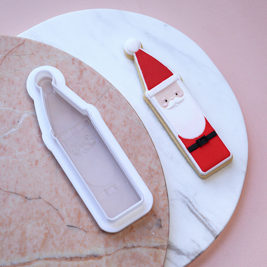 Tall Santa Cookie Stamp with Cutter - Image 5