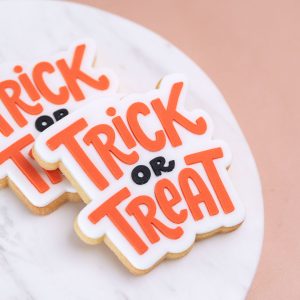 Bold Trick or Treat Cookie Stamp With Cutter