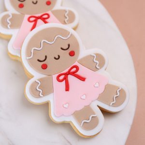 Dancing Gingerbread Girl Cookie Stamp and Cutter