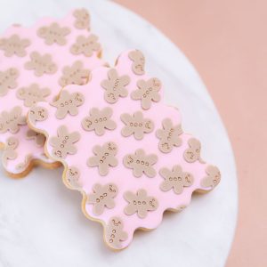 Fun Gingerbread Pattern Cookie Stamp