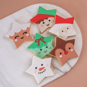Star Characters X6 Cookie Stamp and Matching Cutter BUNDLE