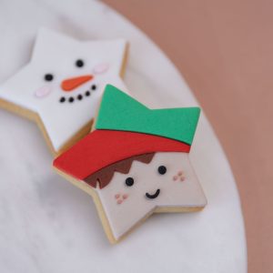 ELF Mini Star Character Cookie Stamp and OPTIONAL Cutter