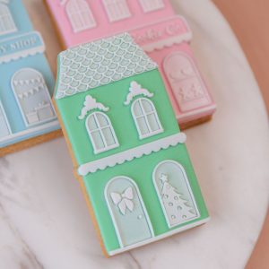 Classic House Christmas Village Cookie Stamp and Cutter
