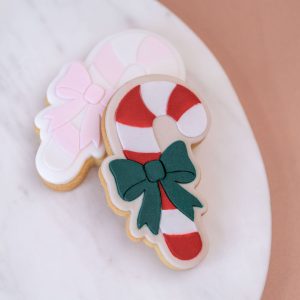 Sweet Candy Cane Cookie Stamp and Cutter