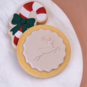 Reindeer Silhouette Cookie Stamp and Wavy Cutter