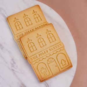 3D Printed BAKERY Christmas Village Cookie Stamp and Cutter