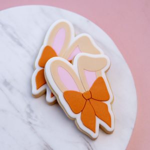 Bow-Tied Bunny Ears Cookie Stamp with Cutter