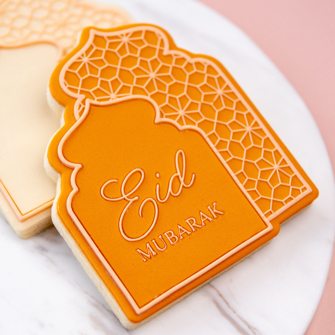 Eid Mosaic Double Arch Cookie Stamp with Cutter