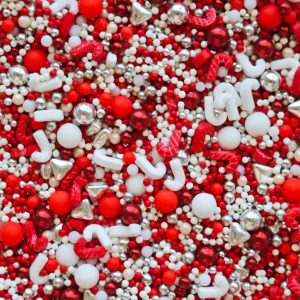 PICNART Candy Cane Crunch Deluxe Sprinkle Blend 120g