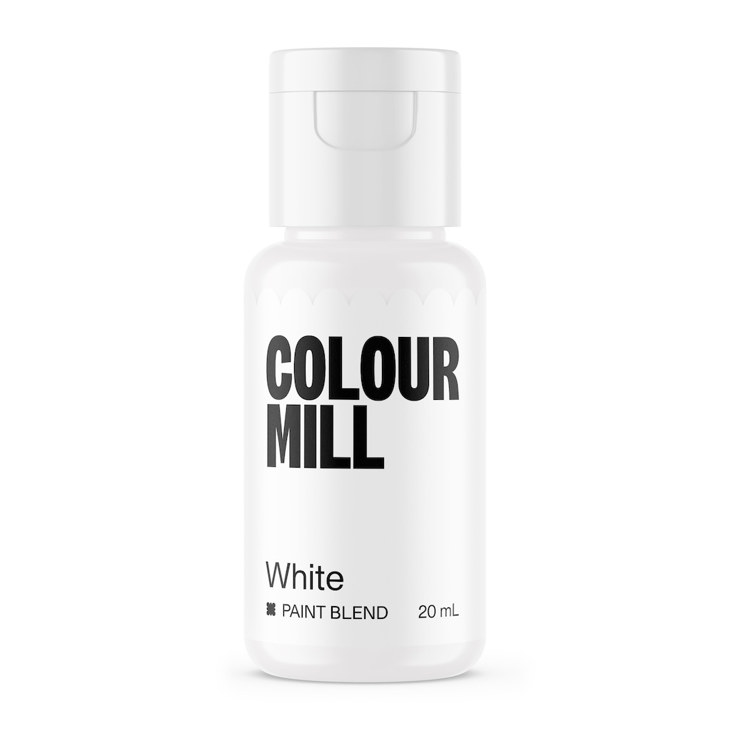 White Matte Paint Blend Colour Mill 20ml