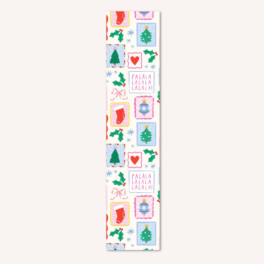 Long Stickers - Festive Postage Labels, 7 pieces - Lulu & Stone