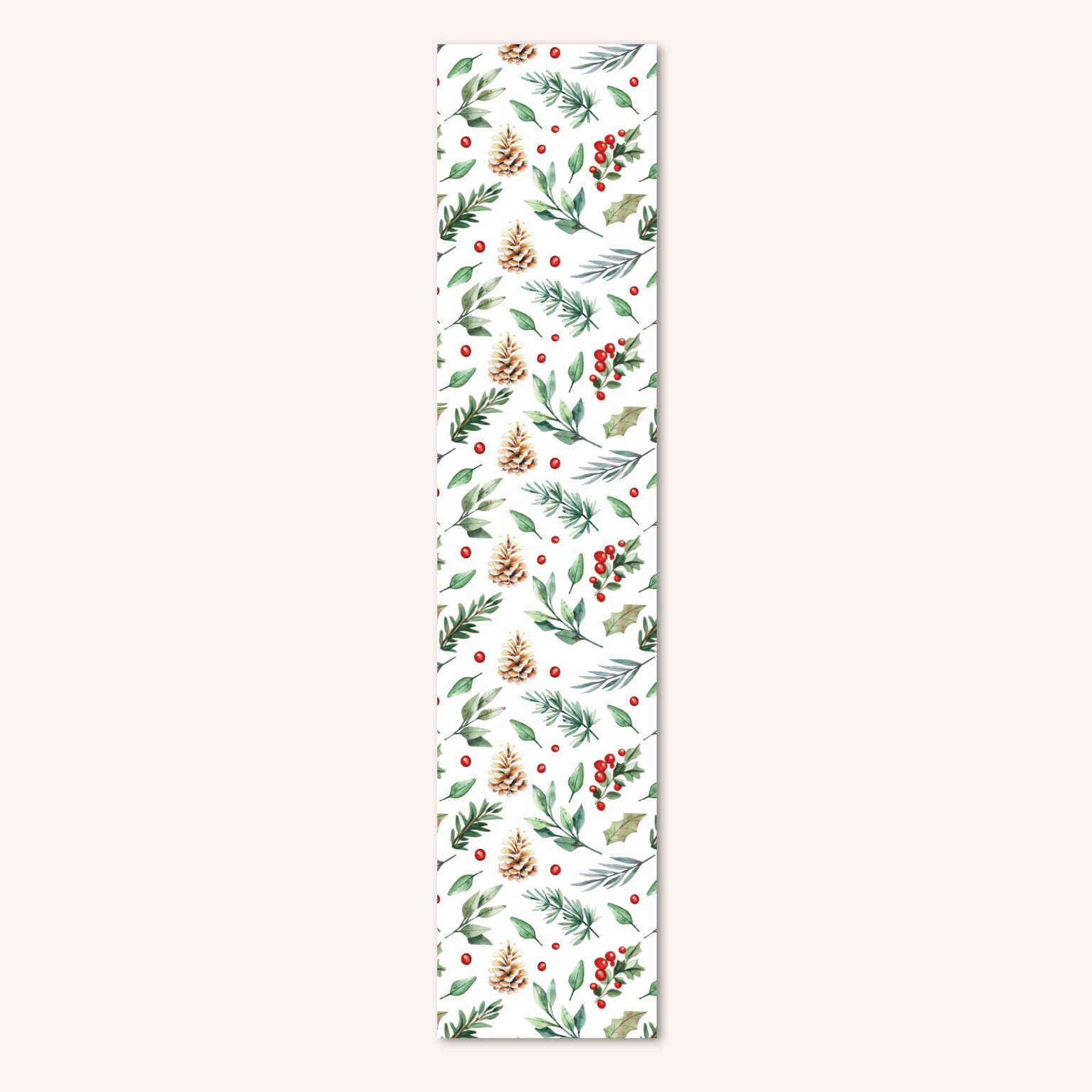 Long Stickers - Christmas Foliage Labels, 7 pieces - Lulu & Stone